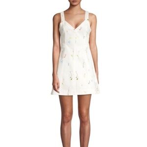 Parker Vara Floral White Dress